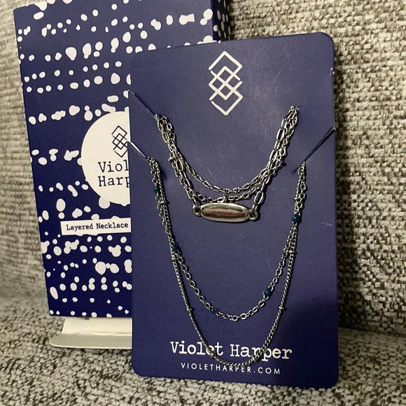 Violet Harper Isabella Beaded Layered Necklace and Bracelet Set - Picture 1 of 5